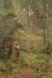 Wat het kleine meisje in de struik zag, 1904